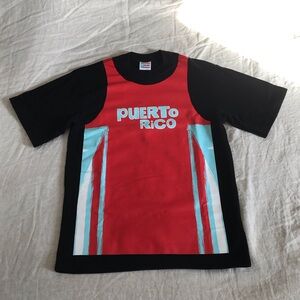 BAD BUNNY pUerTo RiCO 🇵🇷 Benito Basketball 🏀 Jersey Shirt Black & Red 2025 dtmf